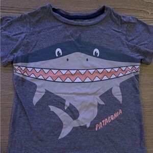 Patagonia Kids Shark Tee - Dark Gray